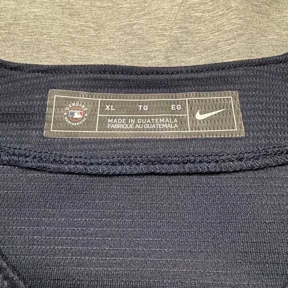 Cleveland Indians Navy Alternate Jersey by Nike - Picture 4 of 8